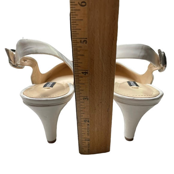 Alex Marie white pointed small heeled shoes size 7M - Picture 12 of 12